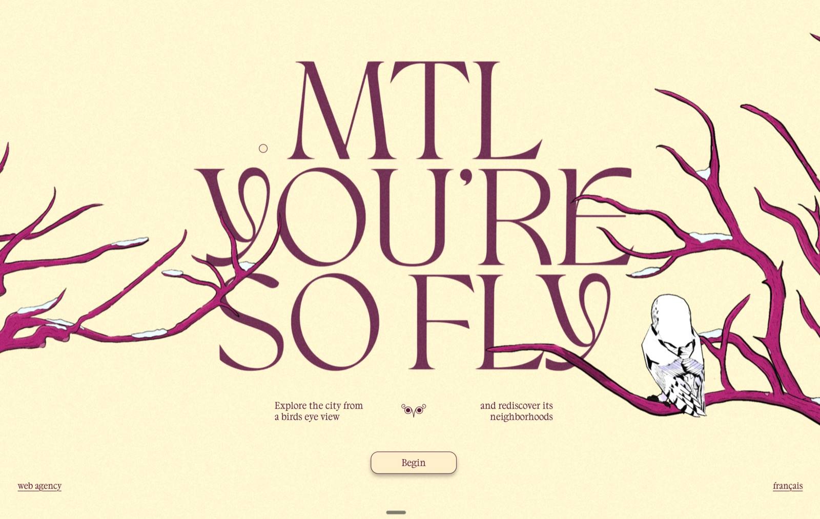 Mtl your so Fly, digital experience