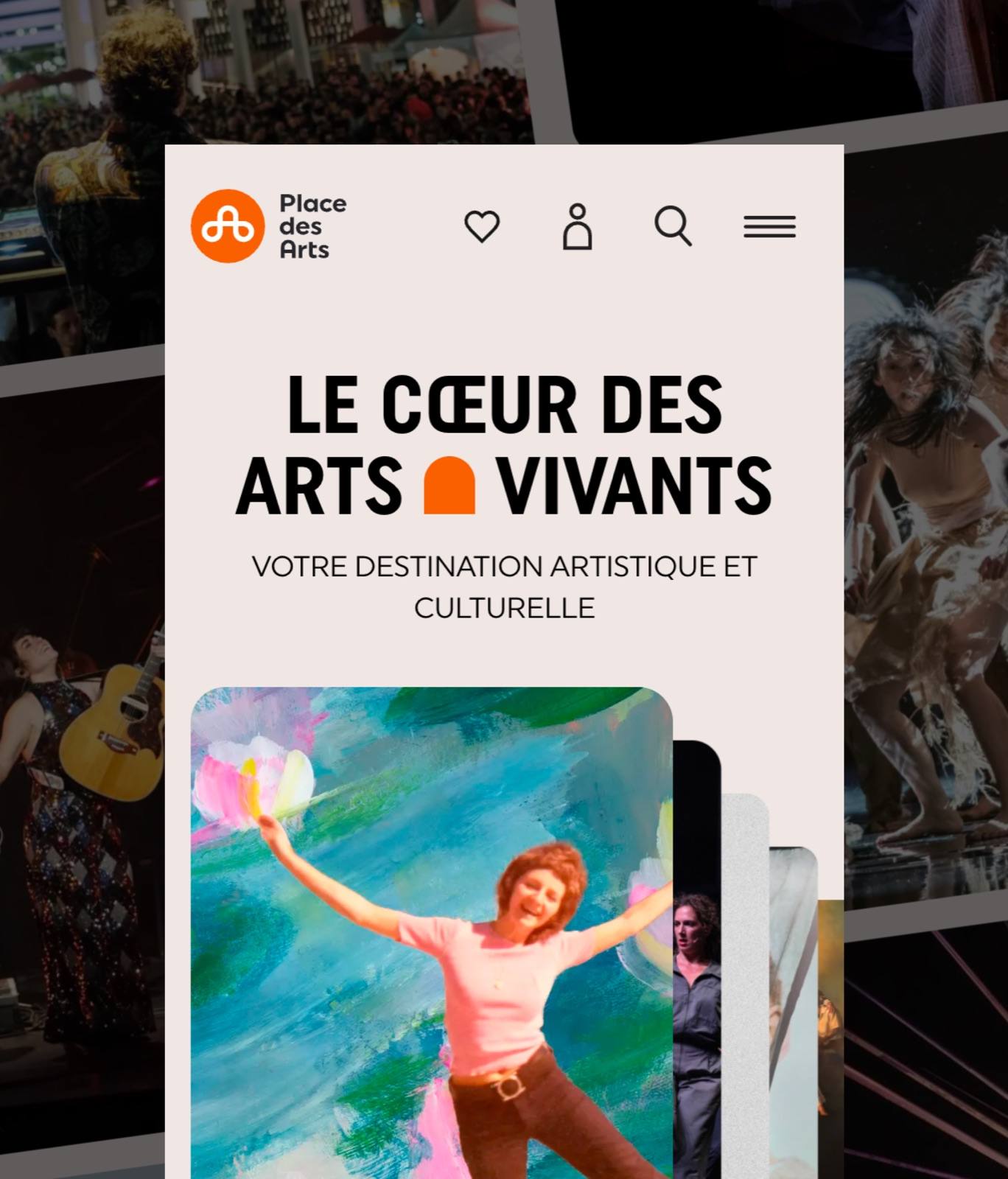 Place des arts, website